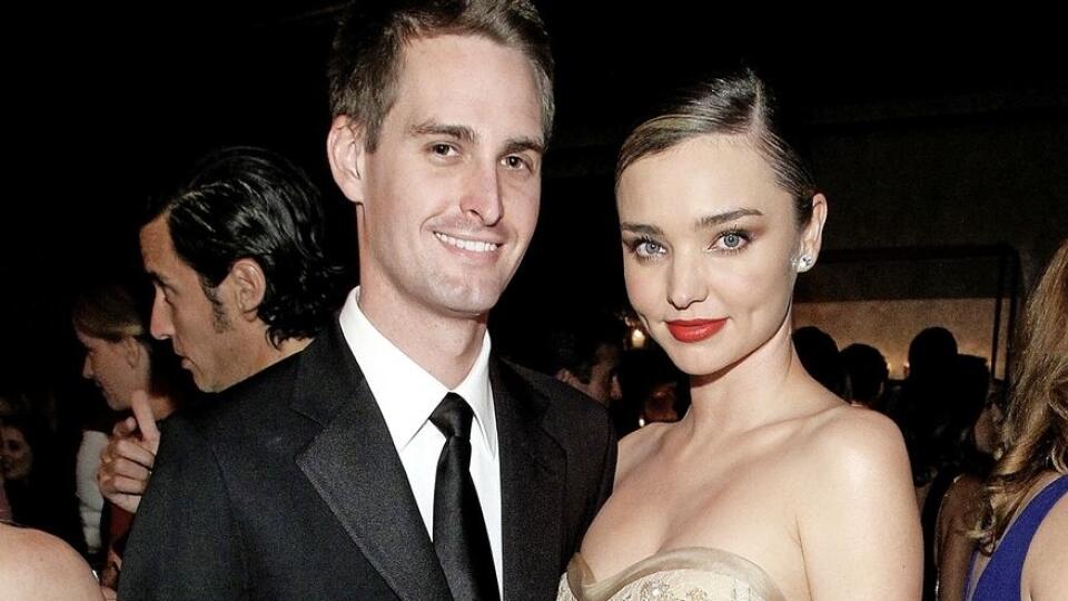 Miranda Kerr (34)  a Evan Spiegel (27)