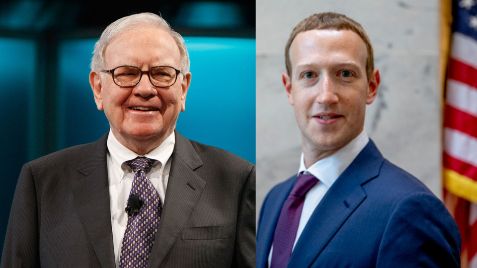 Warren Buffett a Mark Zuckerberg