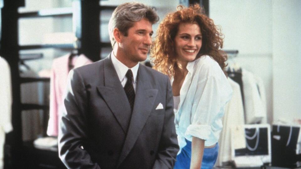 Julia Roberts a Richard Gere (Pretty Woman 1990)