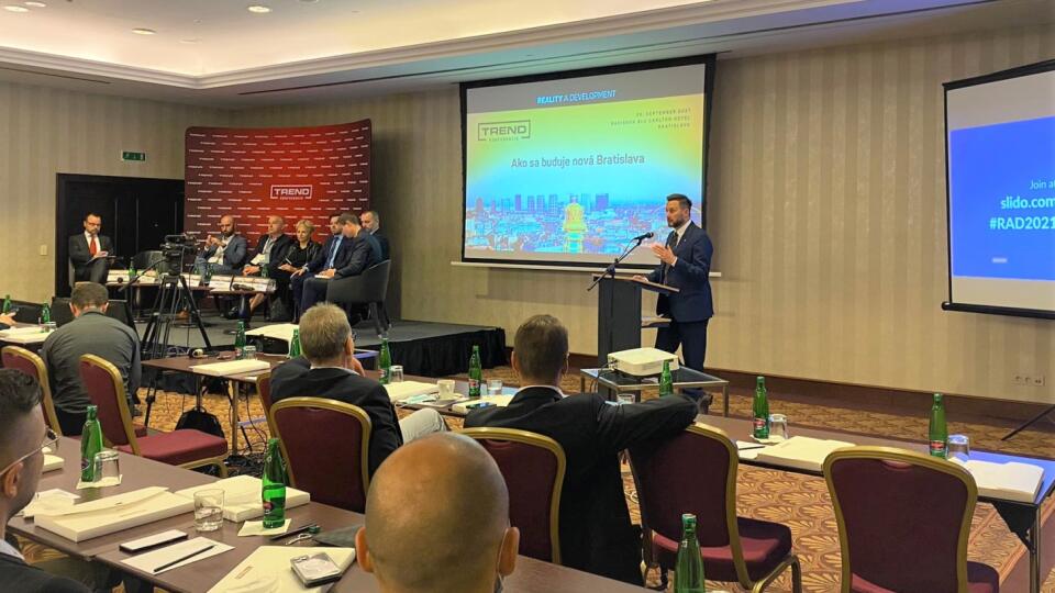 primátor Matúš Vallo vystúpil na konferencii Ako sa buduje nová Bratislava, ktorú organizoval Týždenník Trend.