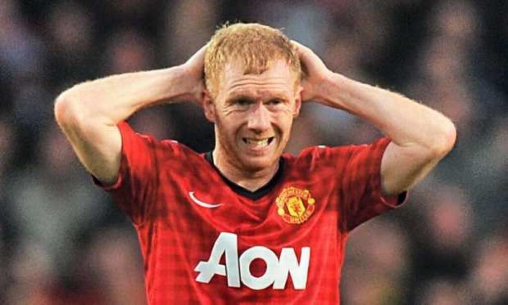 Futbalista Manchestru United Paul Scholes.