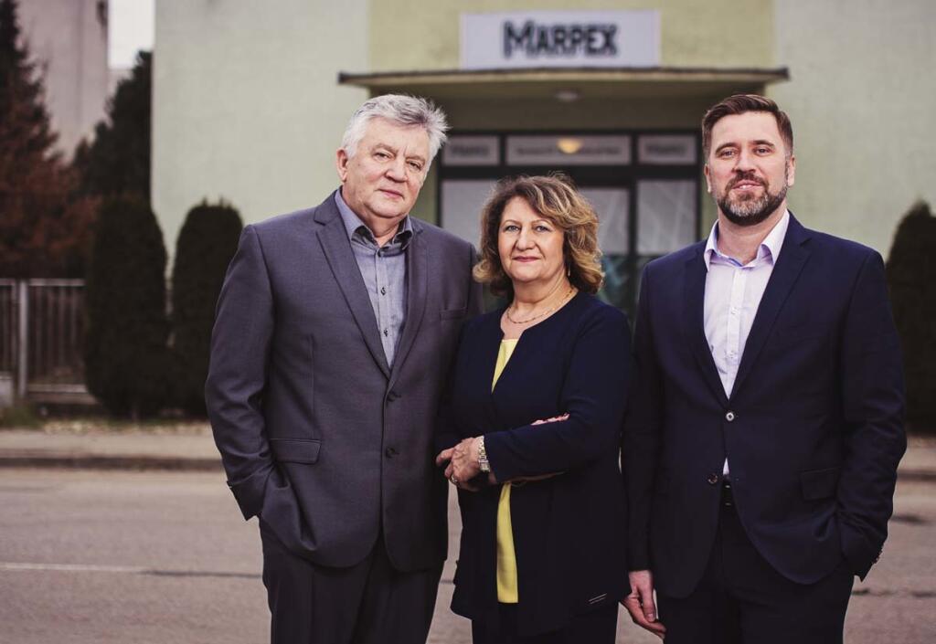Marpex, rodina Osúchovcov: Marián Osúch st., mama Margita a otec Marián Osúch ml.