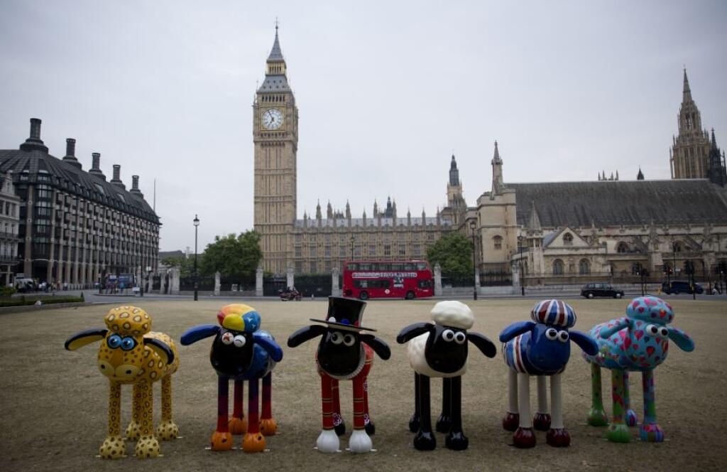 Britain Sheep Sculptures