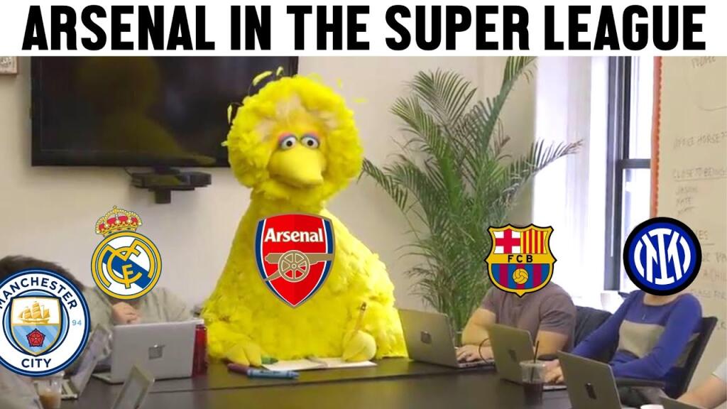 Arsenal sa stal terčom mnohých vtipov.