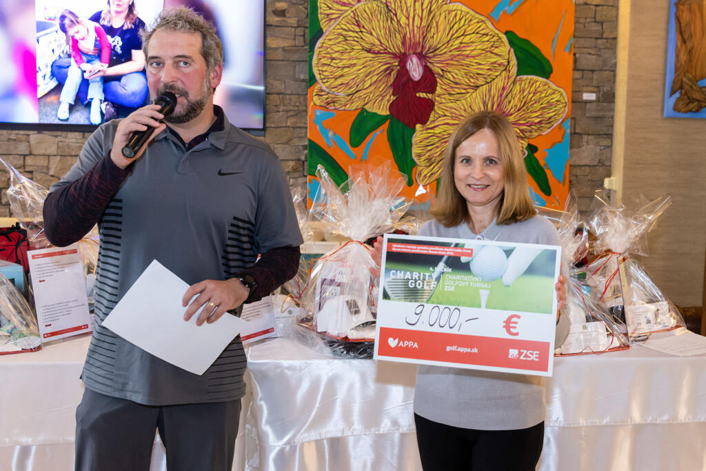 Krásny výťažok Charity Golf 2021 bude rovnakým dielom rozdelený medzi štaroch členov Klubu APPA