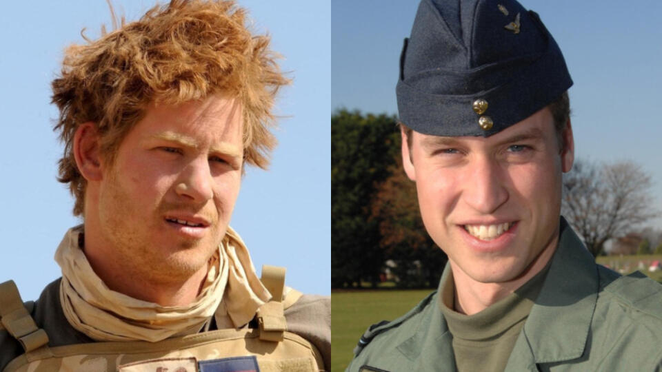 Princovia Harry a William na fotkách z roku 2008