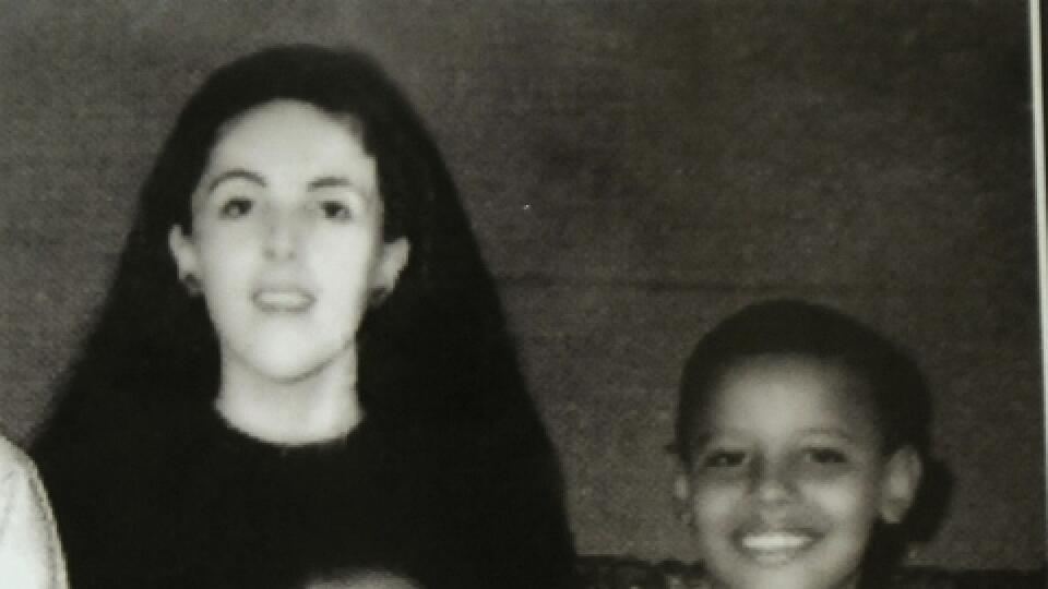 Barack Obama s matkou Ann Dunham a polovičnou sestričkou Mayou Soetoro.