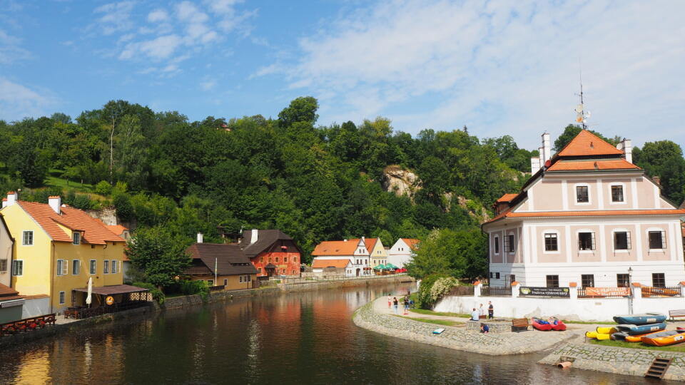 Český Krumlov patrí k najkrajším mestám v Česku.