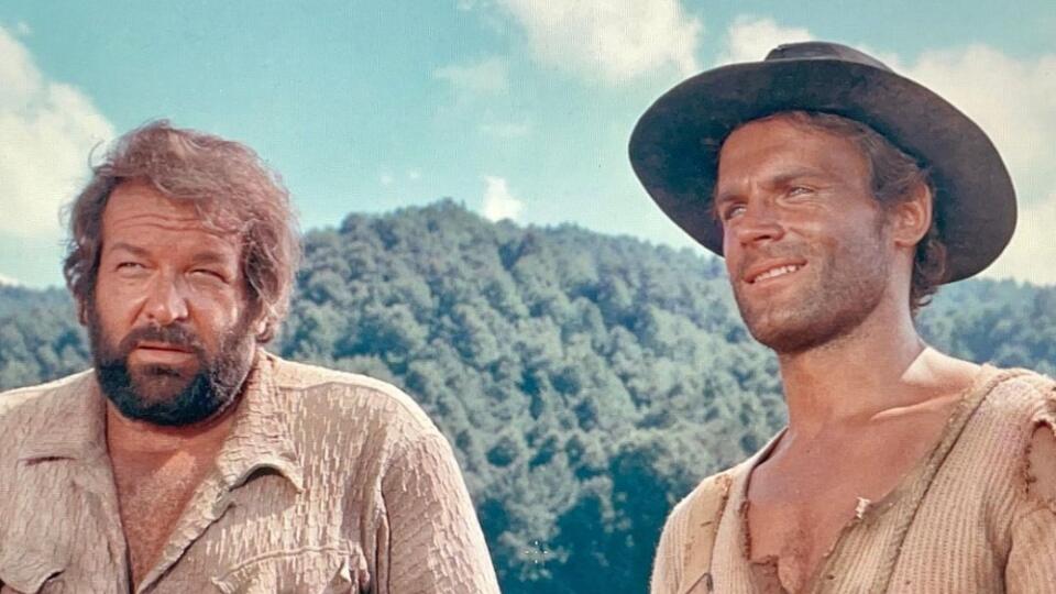 Bud Spence a Terence Hill - parťáci na plátne aj v súkromí.