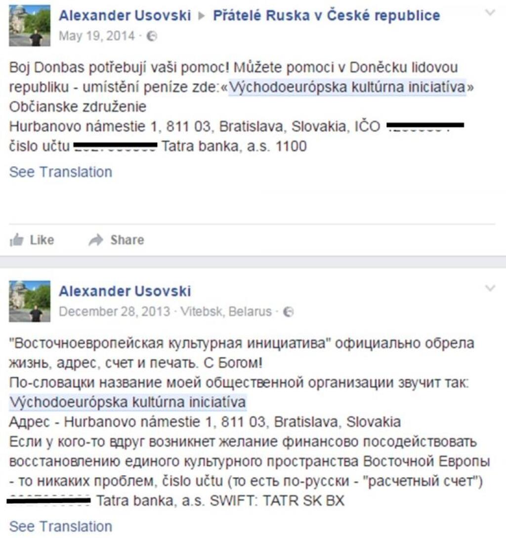 Hackeri zistili: Peniaze separatistom majú tiecť cez združenie na Slovensku