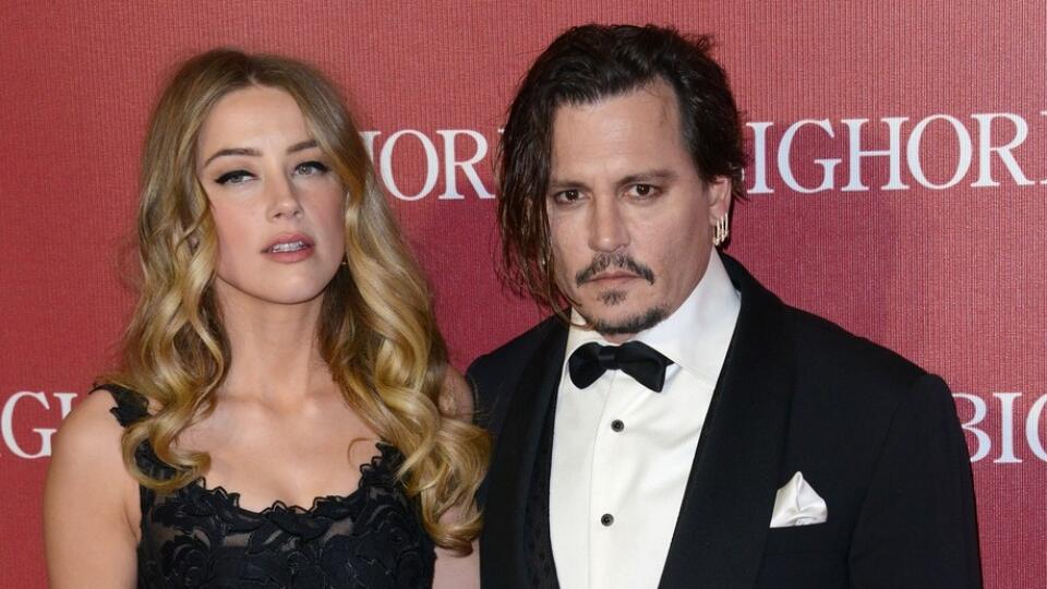 Johny Depp a jeho exmanželka Amber Head