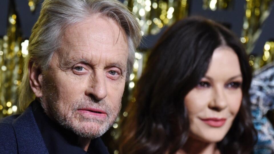 Michael Douglas a jeho manželka, herečka Catherine Zeta Jones