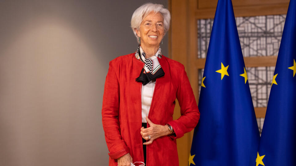 EU Council President Charles Michel Meets ECB President Lagarde