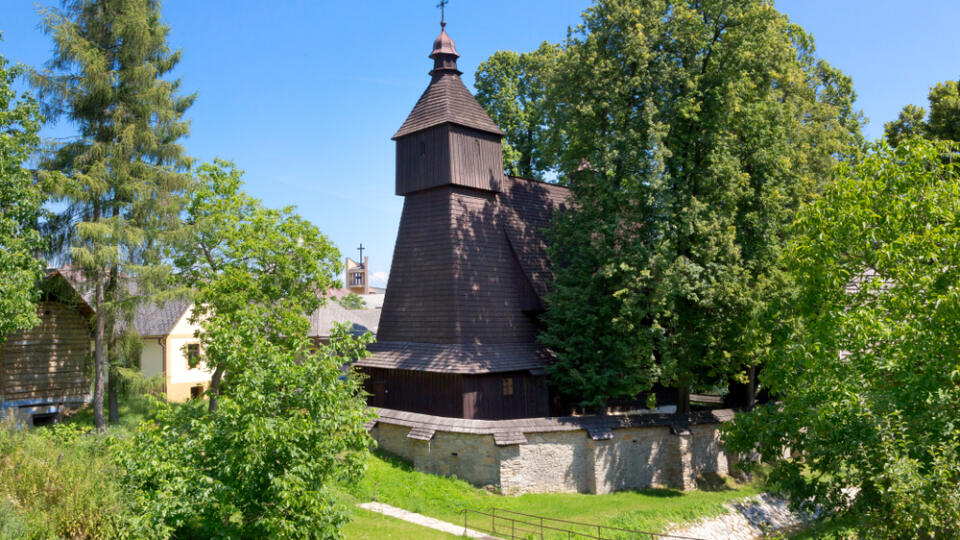 Ancient,Wooden,Church,,Hervartov,,Slovakia