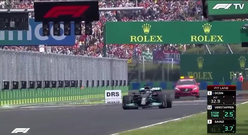 VIDEO Nič bizarnejšie ste ešte nevideli: Prečo Hamilton odštartoval v Maďarsku úplne sám?