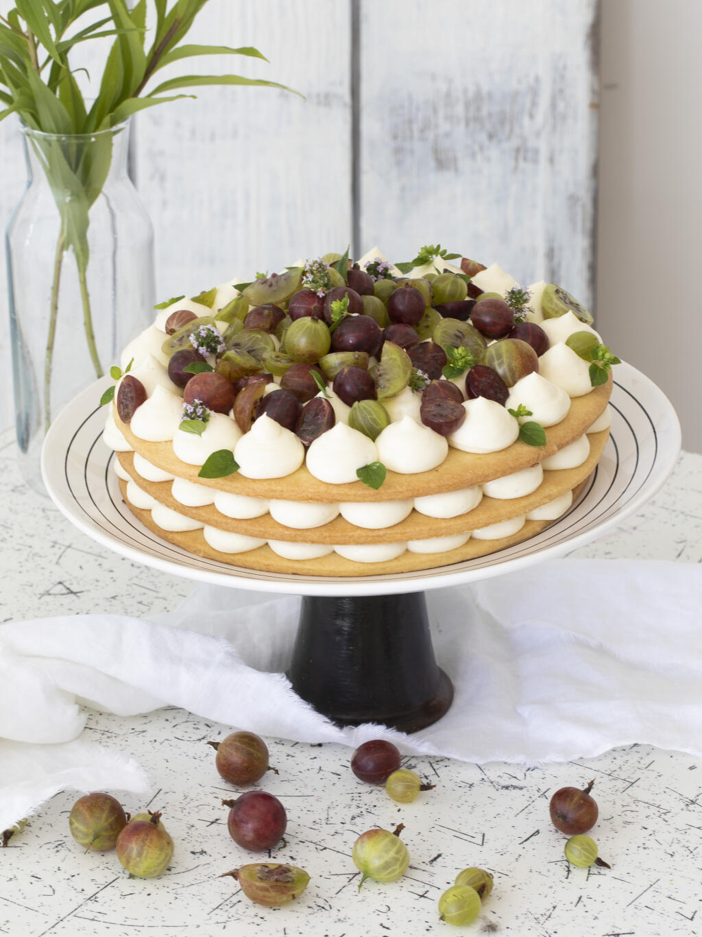 Egrešová torta.
