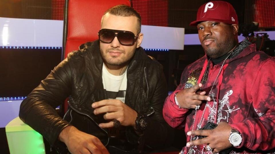 Dochádza Rytmusovi (vľavo)
inšpirácia? V pravo Rahzel:
Rytmusov
idol?