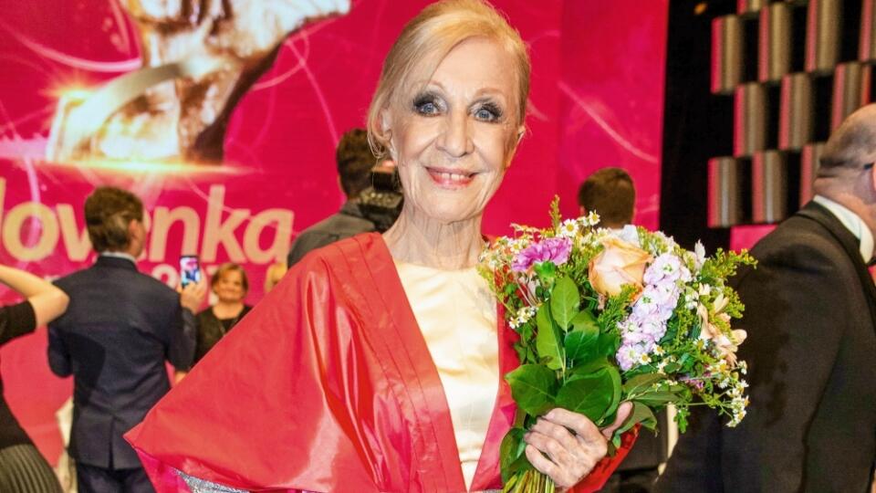 Slovenka roka 2019: Marína Kráľovičová sa v máji ukázala na spoločenskej udalosti, kde si prevzala cenu za celoživotné dielo.