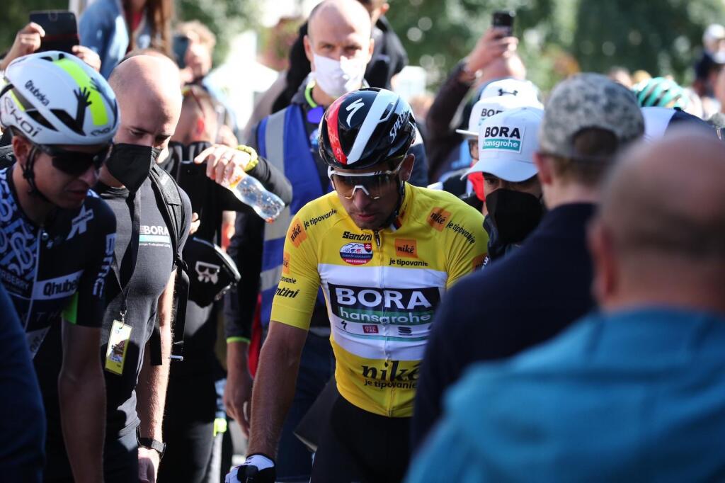 Peter Sagan počas dnešných pretekov Okolo Slovenska