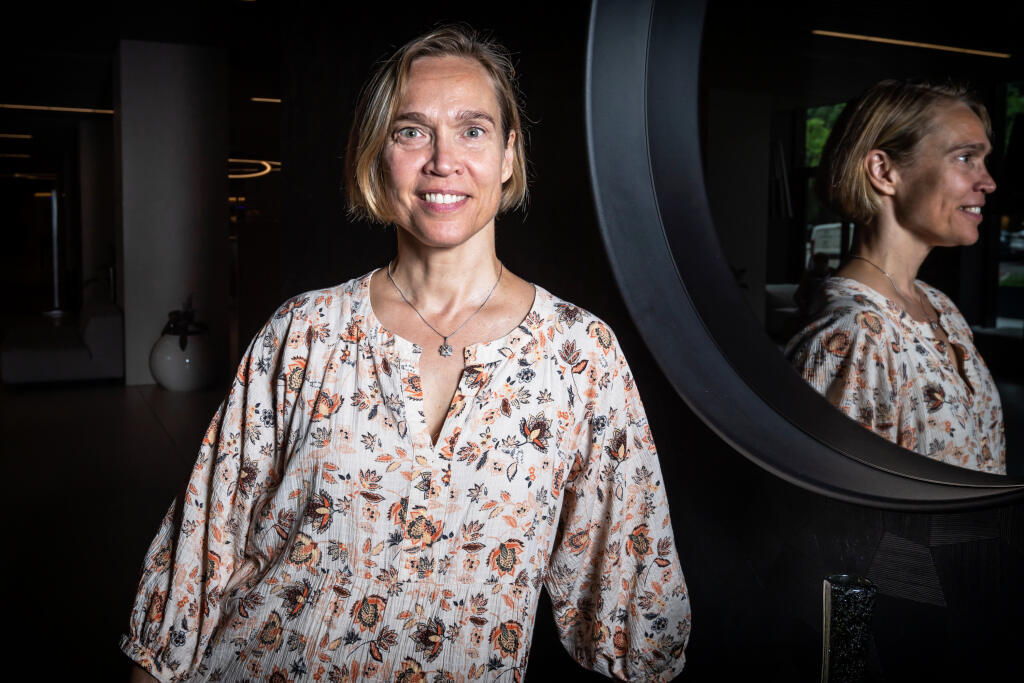 Na snímke Charlotta Stern, profesorka sociológie na Štokholmskej univerzite. 