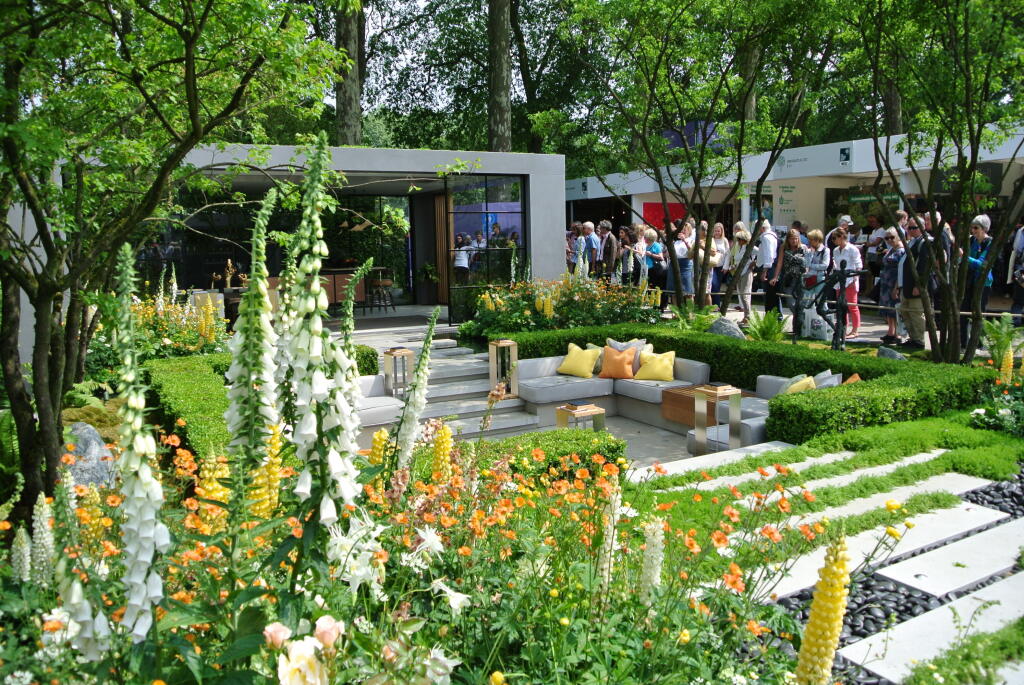 Záhrada LG Eco-City Garden bola verejnosti predstavená na anglickej svetoznámej záhradnej výstave Chelsea Flower Show v roku 2018.