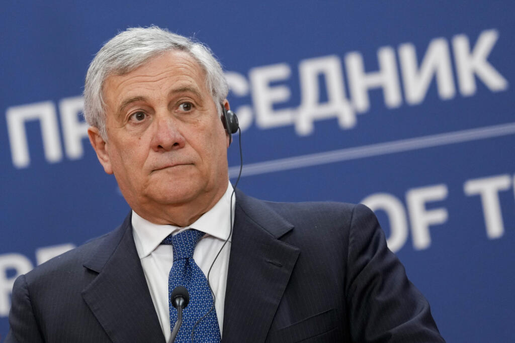 Šéf talianskej diplomacie Antonio Tajani.