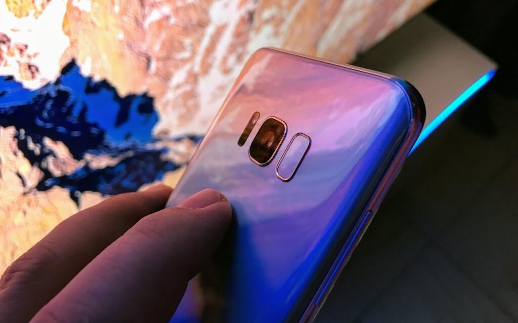 Galaxy S8 Plus citacka odtlackov