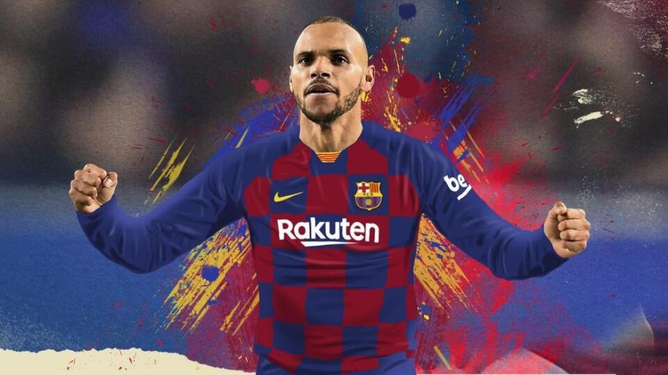 Martin Braithwaite je novou posilou Barcelony.