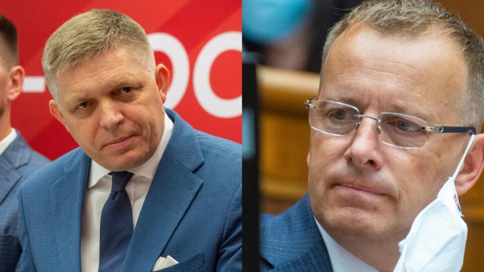 Boris Kollár a Robert Fico