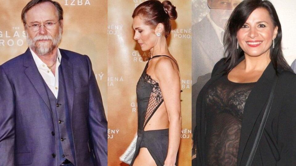 Na snímke zľava herec Karel Roden, Miss ČR 2004 Jana Doleželová a operná speváčka Andrea Kalivodová.