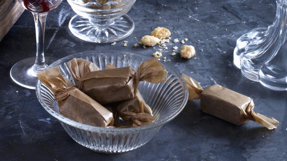 Kávovo-pomarančové karamelky