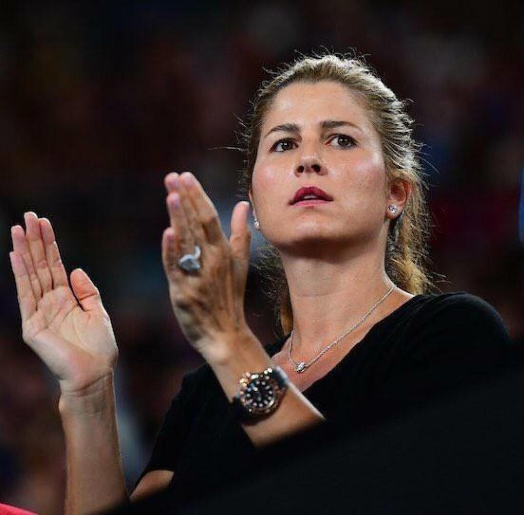 Mirka Federerová a jej finálové hodinky.