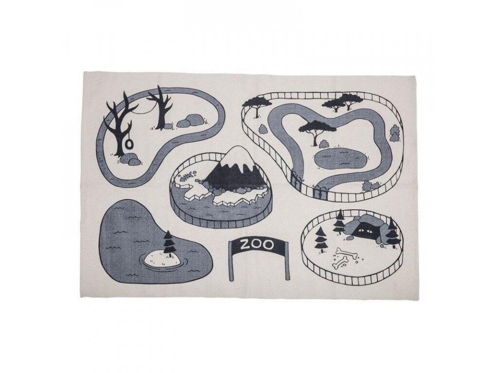 Koberček Grey Zoo, www.bellarose.sk, 55,67 €