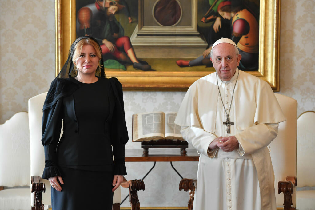Prezidentka SR Zuzana Čaputová vo Vatikáne