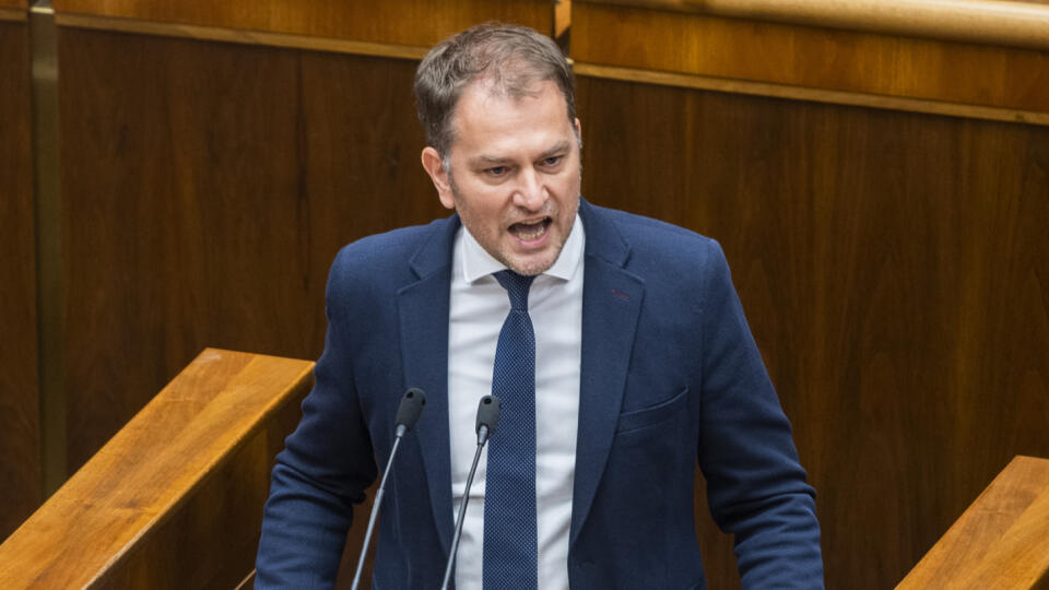 Na snímke podpredseda vlády SR a minister financií SR Igor Matovič (OĽaNO) počas 71. schôdze Národnej rady SR v Bratislave 13. septembra 2022. FOTO TASR - Jaroslav Novák