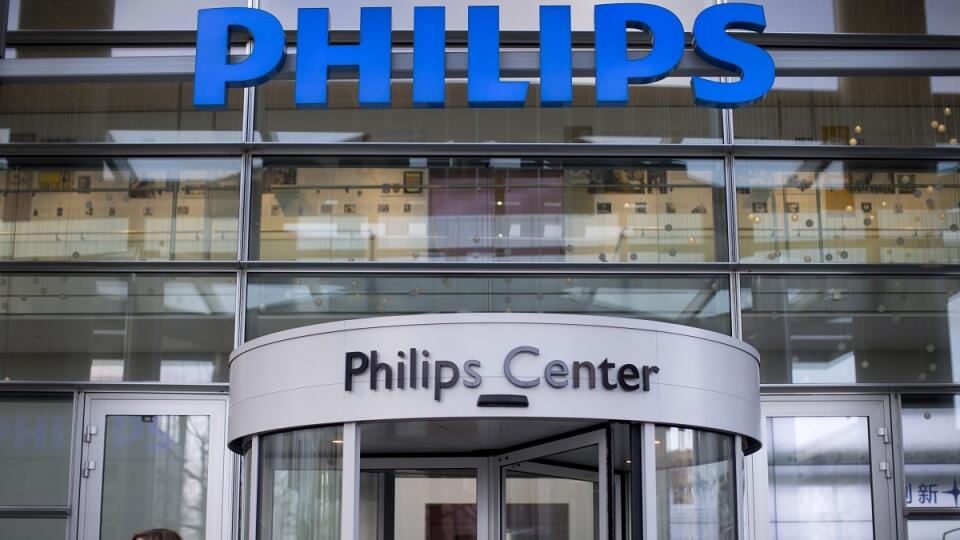 Vstup do sídla Philipsu v Amsterdame