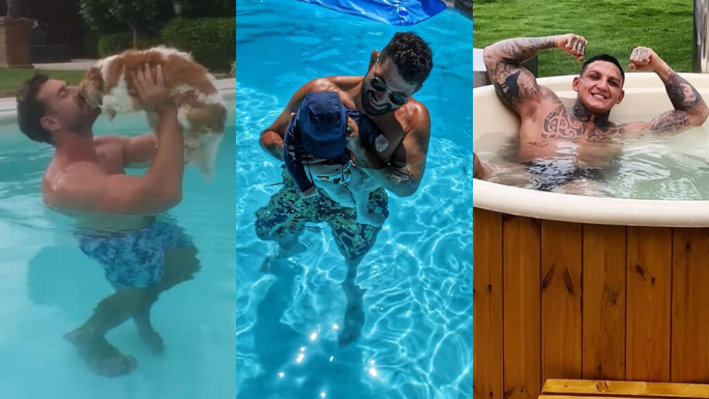 Keď nie sú na dovolenke, majú dovolenku doma. Slovenskí športovci si v súkromí užívajú leto v luxusných bazénoch.