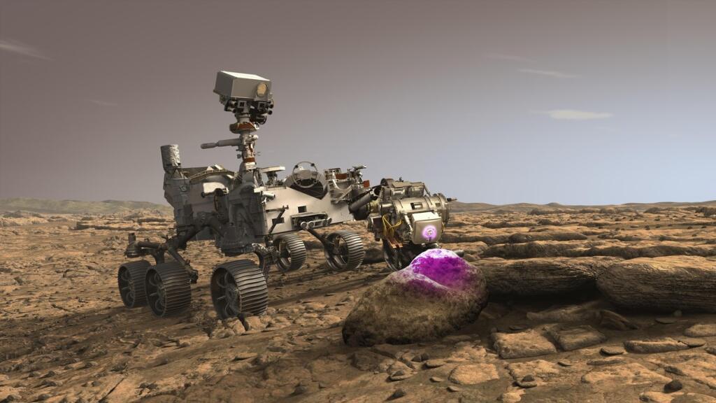 Vzorky hornín a prachu, ktoré Perseverance zozbiera, by NASA chcela dopraviť späť na Zem do roku 2031.