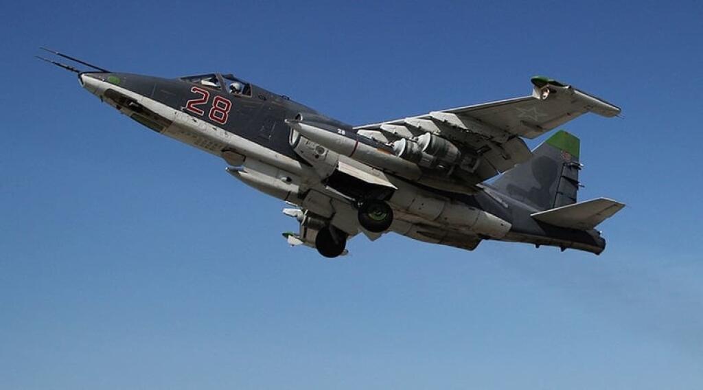 Nad európskou časťou Ruska spadlo bojové lietadlo Su-25.