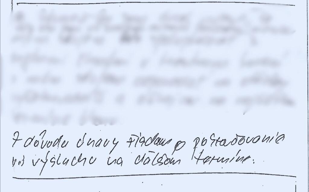 Imrecze arrived for his first official penitential interrogation with written notes, to which he adhered, and at the end of the notes there was a sentence about him being tired and asking for the interrogation to be interrupted – and that is what happened.
