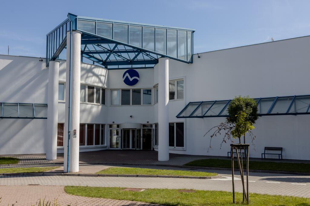 Budova televízie Markíza v Záhorskej Bystrici.