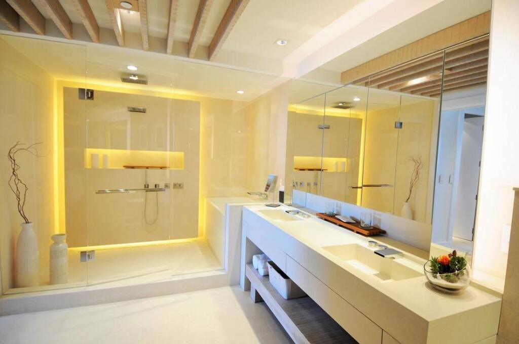 Bouchardovej apartmán je nabitý kvalitnými materiálmi a luxusom.