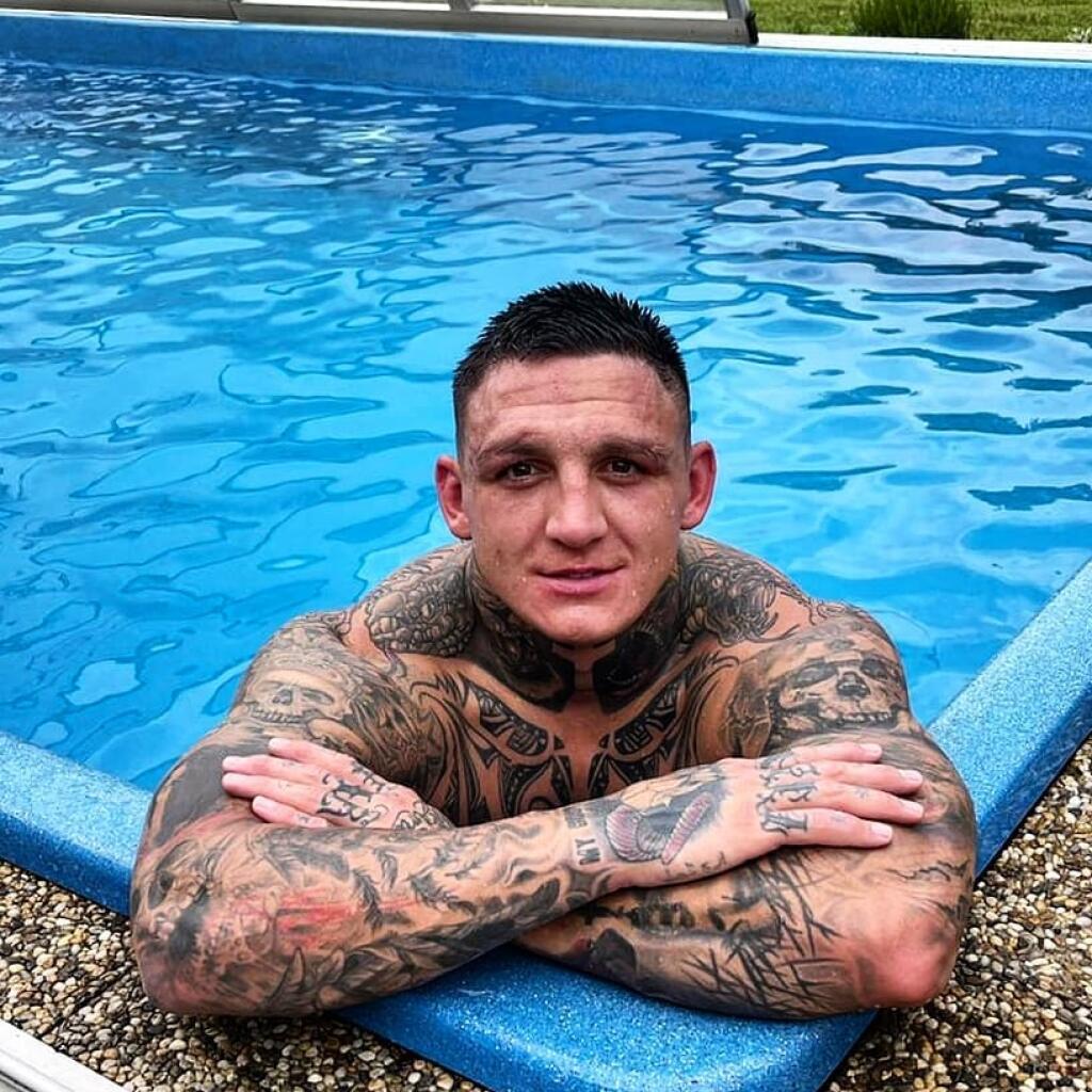 Slovenský bojovník Gábor Boráros a jeho pohodička.