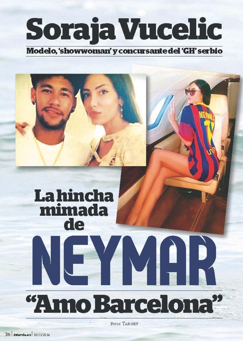 Sukničkár Neymar si aj počas vzťahu s ňou odskočil napríklad k srbskej sexbombe Soraji Vucelicovej.