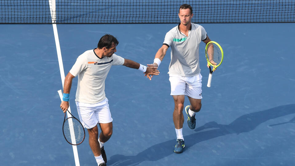 Filip Polášek a Ivan Dodig.