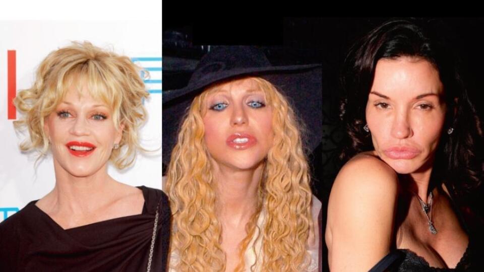 Melanie Griffith, Courtney Love, Janice Dickinson