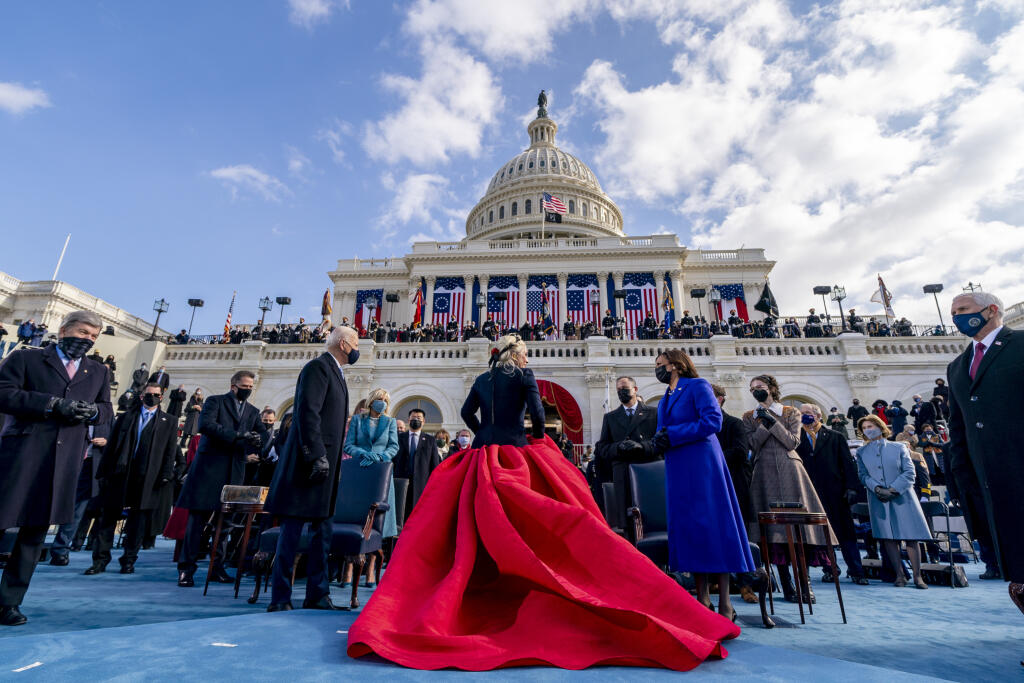 Lady Gaga na inaugurácii Bidena.