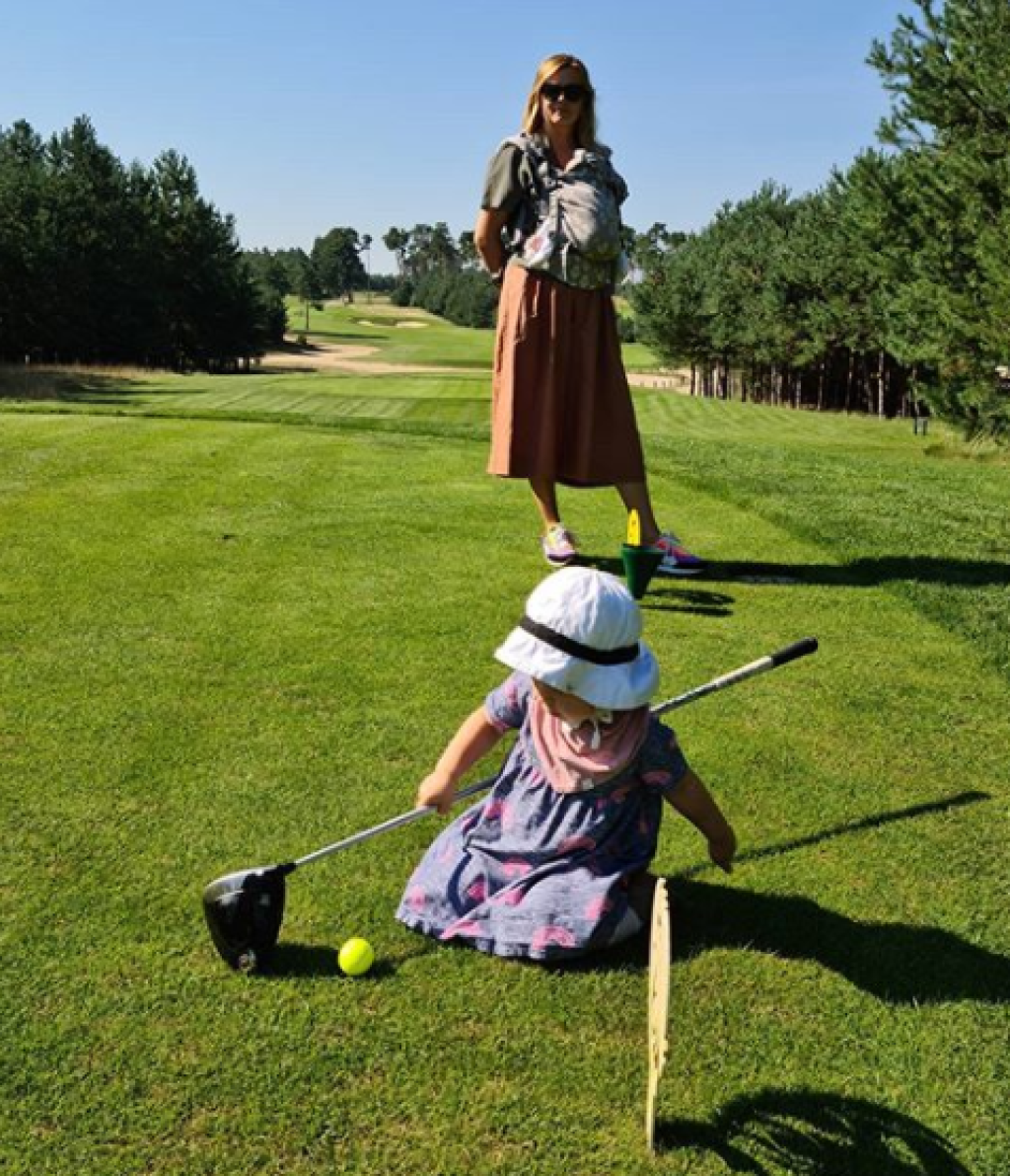 Vyzerá to tak, že aj Dorotka zbožňuje golf.