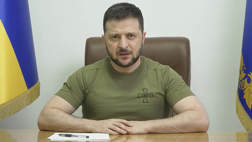 Ukrajinský prezident Volodymyr Zelenskyj.