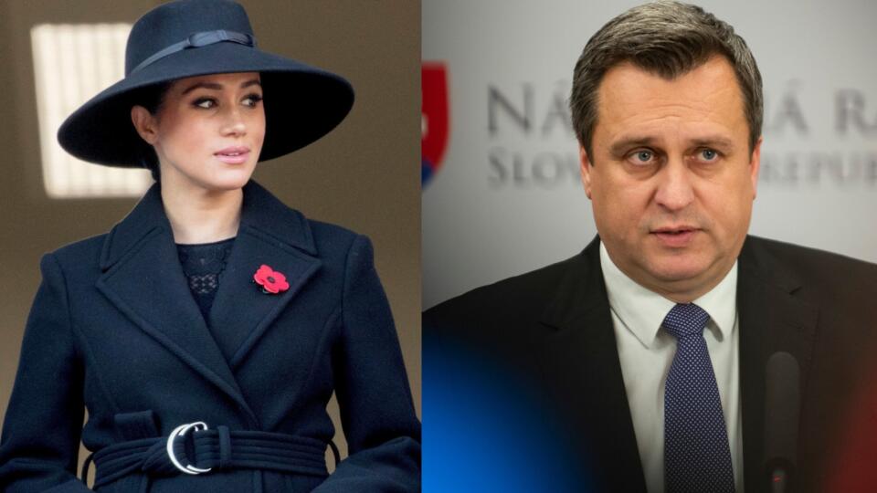 Meghan Markle a Andrej Danko.